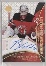 2018 Ultimate Collection 2008-09 Retro Rookies /175 Mackenzie Blackwood Auto RC