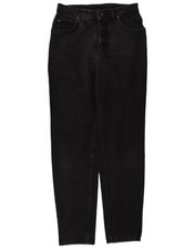 Lee Herren Virginia Tapered Jeans W33 L33 Schwarz Baumwolle CH03