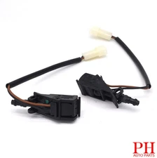 2x Front Windshield Washer Nozzle Heated Cable For VW Passat Golf Jetta Touareg