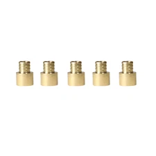 5 Pack XFITTING 3/4" Pex B X 3/4" Female Sweat Adapters, Lead Free Brass