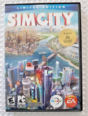 SimCity Limited Edition PC DVD-ROM 2013 City-Building Strategy Game Maxis EA