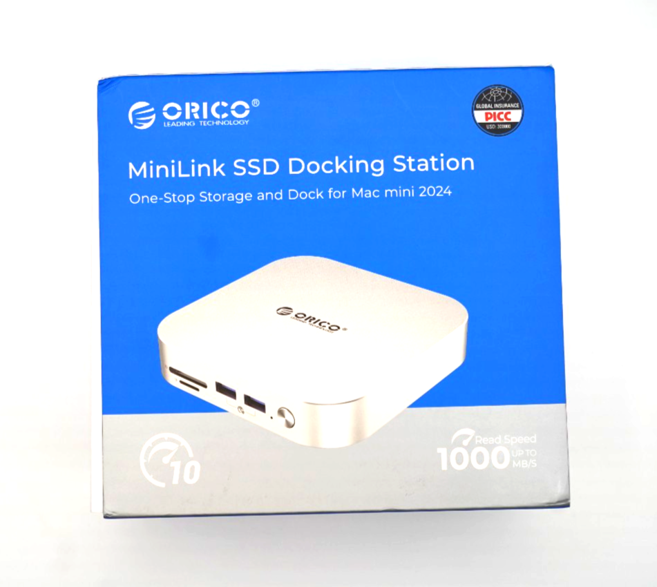Orico 2024 Mac Mini M4/ M4 Pro NVMe M.2 SSD USB-C Docking Station