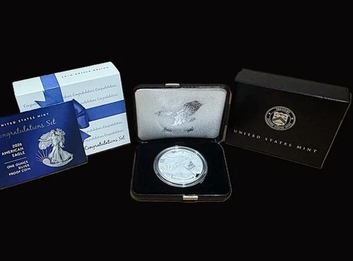 2026 P Congratulations Set American Eagle 1oz Silver Proof Coin w/ OGP & COA