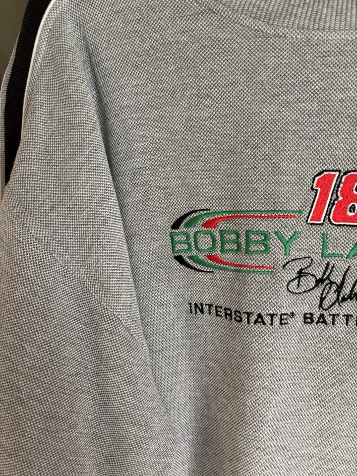 Bobby Labonte Interstate Batteries Crewneck Sweatshirt Medium - Image 2 of 4