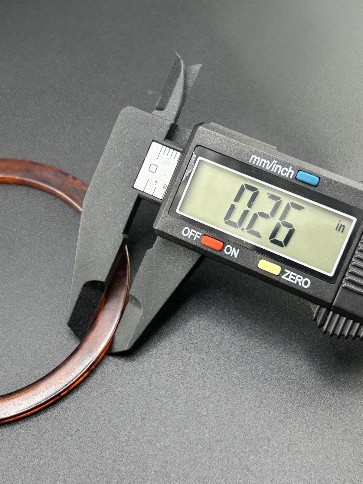 Rootbeer Marbled Bakelite Bangle Bracelet - image 6