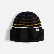 Autumn Retro Beanie Hat, Black