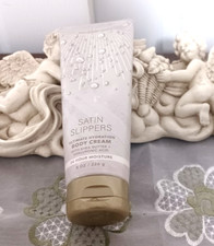 BATH BODY WORKS SATIN SLIPPERS ULTIMATE HYDRATION BODY CREAM - BRAND NEW-8 OZ.