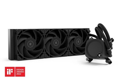 EK Water Blocks EK-Nucleus AIO CR360 Dark Komplett-Wasserkühlung - Schwarz EK Wa