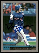 1999 2000 Topps DARRIN FLETCHER Signed Card autograph auto EXPOS BLUE JAYS