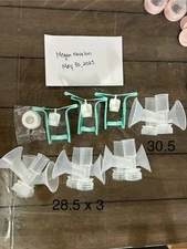 Ameda Manual Breast Pump And Flanges