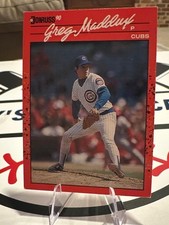 Greg Maddux 1990 Donruss #158! Cubs! Braves! 2 Card Min! Read Desc!!