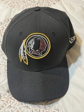NFL Washington Red Skins Baseball Cap, Black Med- Large, Classic Vintage