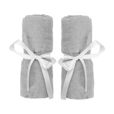 Newton Baby Fitted Sheets for Travel Crib Play Yard Floor Pad 2-Pack