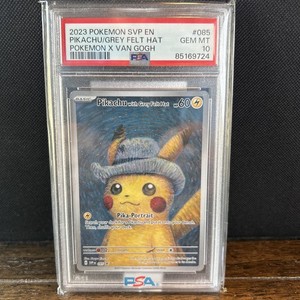 【PSA10】ゴッホピカチュウ Van Gogh Pikachu プロモ　正規品 ピカチュウ ゴッホ プロモ カスタム ポケモン PSA フレーム - Etsy 日本