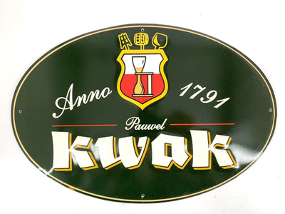 Pauwel Kwak Beer Sign Belgian Brouwerij Bosteels.