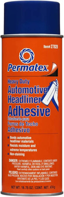Permatex 27828 Headliner & Carpet Adhesive 16.75 oz | High-Strength Spray