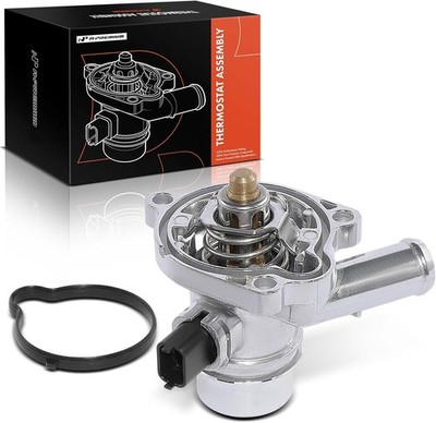 A-Premium Upgraded Aluminum Engine Coolant Thermostat Housing Assembly with Sens