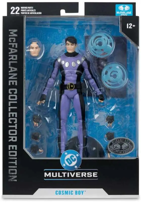 McFarlane Toys DC Multiverse Collector Edition #51 Cosmic Boy Platinum Mint Box