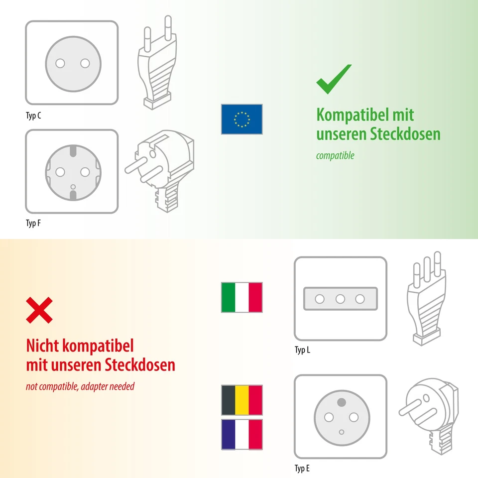 Pollerleuchte PORU mit Steckdose für außen, edelstahl, rund, 39 cm, inkl. E27 - Bild 4 von 4