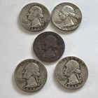 90% Silver Quarter Lot of 5 🇺🇸