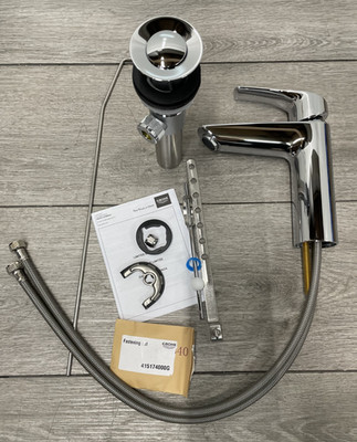 Grohe 23990003 Deck Mounted Single Hole Bathroom Faucet - Starlight Chrome