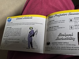 BATMAN RETURN OF THE JOKER NINTENDO NES INSTRUCTION BOOK MANUAL ONLY 