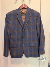 Ralph Lauren Window Pane Wool Sport Coat Mens Size 42S EUC