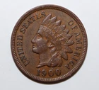 AU 1900 Indian Head Cent   {{{ 1 F41