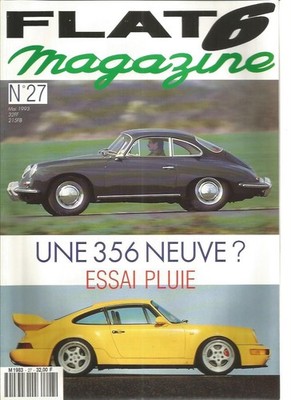 FLAT 6 MAG. Nr.27 Porsche 935 / 911 Tur. 3.4 RS TUNING / TRUE FAKE RS 2.7