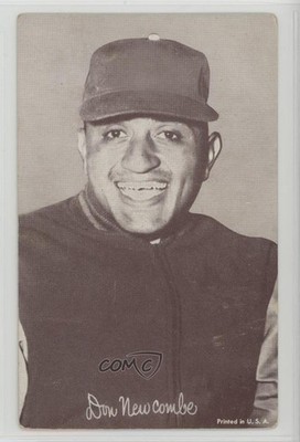 1947-66 Exhibits W461 Don Newcombe (No Dodgers Logo Visible on Jacket) 4ns