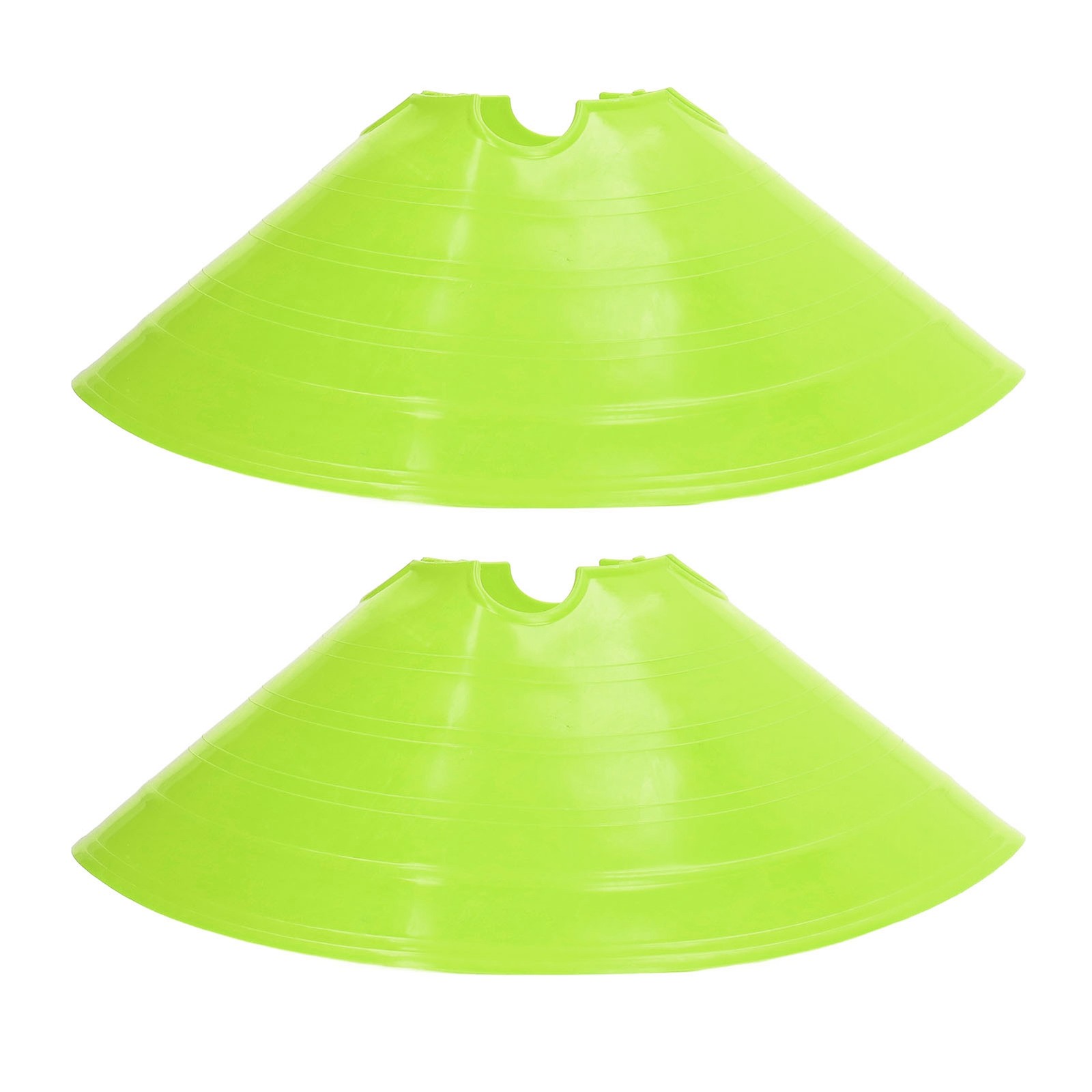 10Pcs 8cm Soccer Disc Cones High Flower Mouth Large Marker Disc Training Corner