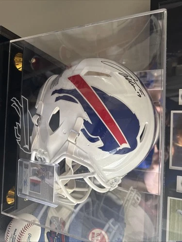 Josh Allen Signed Full Size Authentic White Helmet Beckett Authenticated NFL