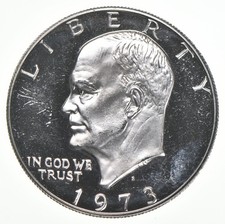 1973 S [SILVER] Eisenhower Dollar Prices | Ungraded, NGC, PCGS Values
