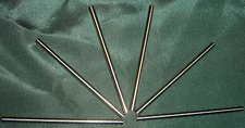 SIX CUSTOM MANUFACTURED 1/8" DRILL BLANK AXLES