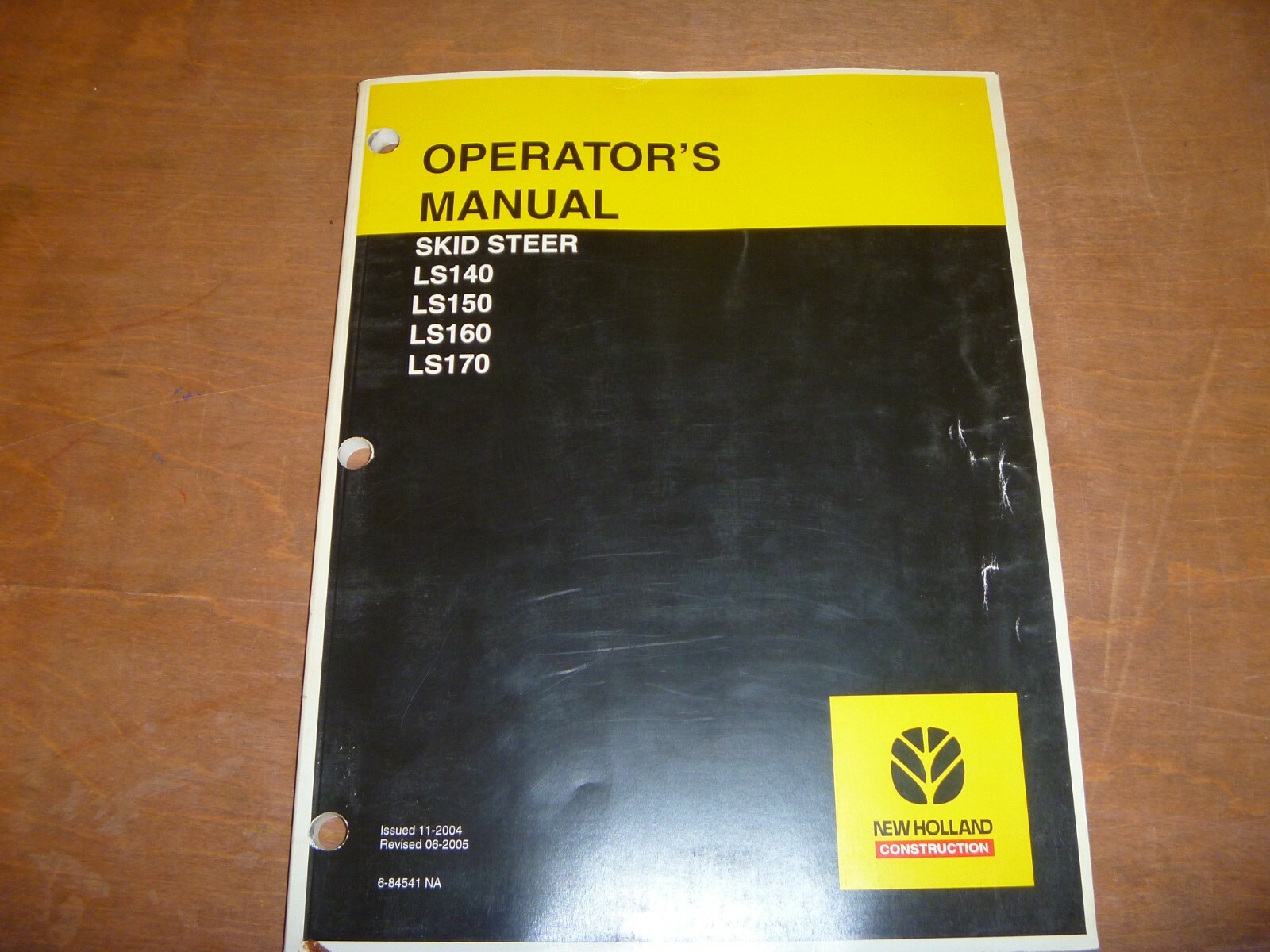 New Holland Skid Steer LS160 LS170 Owner's Manual - Like New Condition