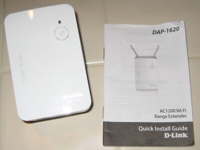 D-Link DAP-1620 AC 1200Mbps Wi-Fi Range Extender 2.4G & 5GHz