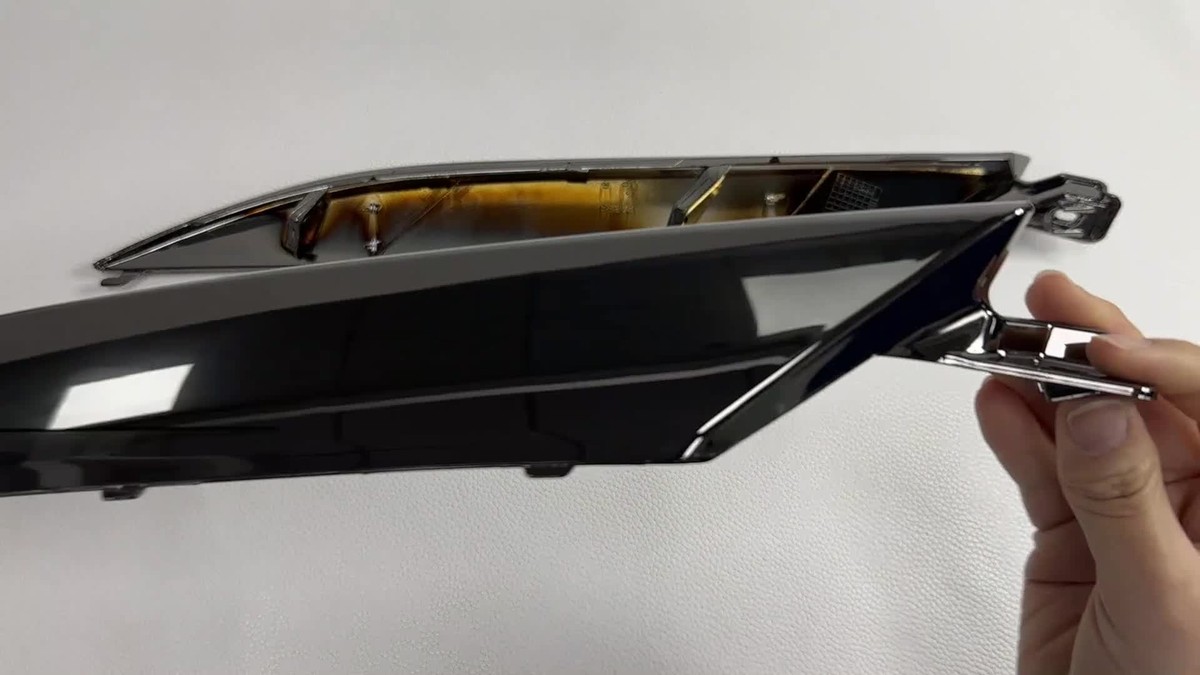 Left+Right Front Grille Extension Molding 71163-T7A-J01 For Honda