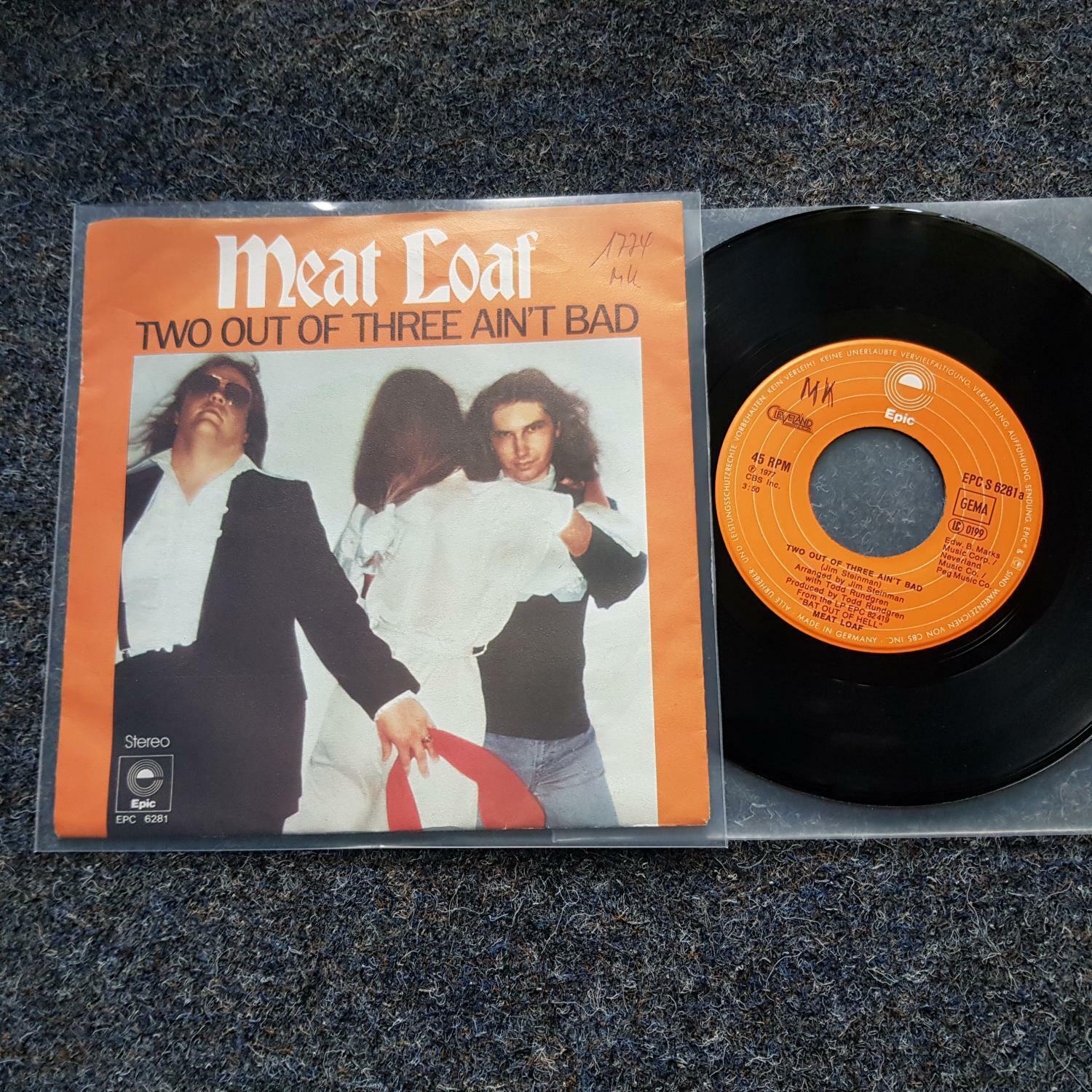 7"" Single Vinyl Meat Loaf - Two out of three ain't bad GERMANY
