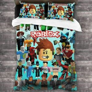 Impresia N Roblox 3d Cubierta Del Edreda N Juego De Cama Funda De Almohada 3pcs Funda De Edreda N Nia Os Regalos Ebay