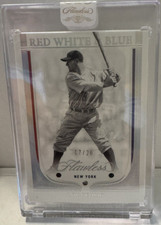 2023 Panini Flawless Lou Gehrig Red/White/Blue Diamond Ruby Sapphire /20 Encased