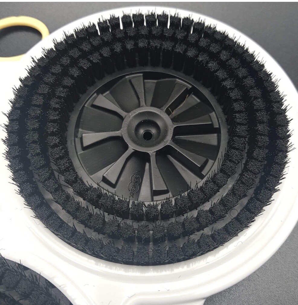 Spazzole Cuore Per Folletto Modulo Panda PL515 – Doppio Lato, Ideale Per Parquet, Bianche