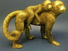 NEW Mother Monkey & Baby Figurine/Statue African Monkey Vervet or Guenon
