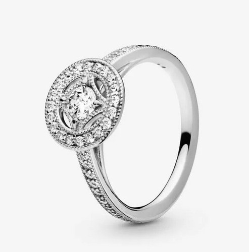 Pandora Vintage Circle Ring 925 Silver 