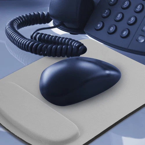  2 Pcs Mouse Pad Wrist Support Office Ergonomic Mousepad with Rest