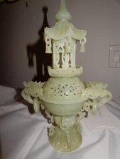 古董原始玉石古董中国香炉| eBay