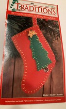 Vintage Traditions Felt Christmas Ornament Kit - Christmas Tree- New in Package