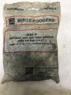 Emersons  White-Rodgers 3L05-4 Adjustable Snap Disc (Lot of 2)