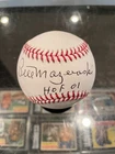 BILL MAZEROSKI PITTSBURGH PIRATES HOF 01 SINGLE SIGNED BASEBALL JSA MINT
