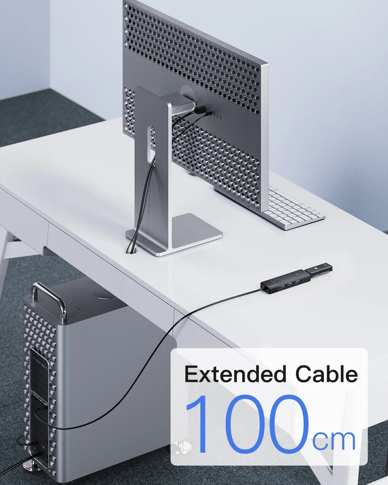 Inateck 4-Port USB 3.2 Gen 2 Hub for Windows and Mac
