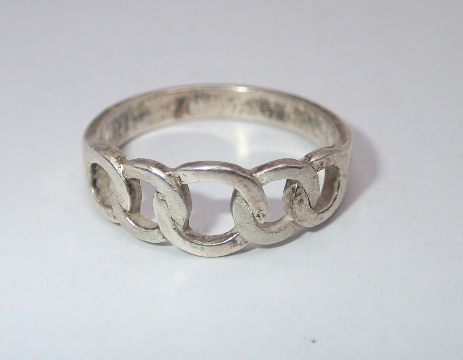 STERLING SILVER (925) INTERLOCKING CIRCLE EARRING… - image 14